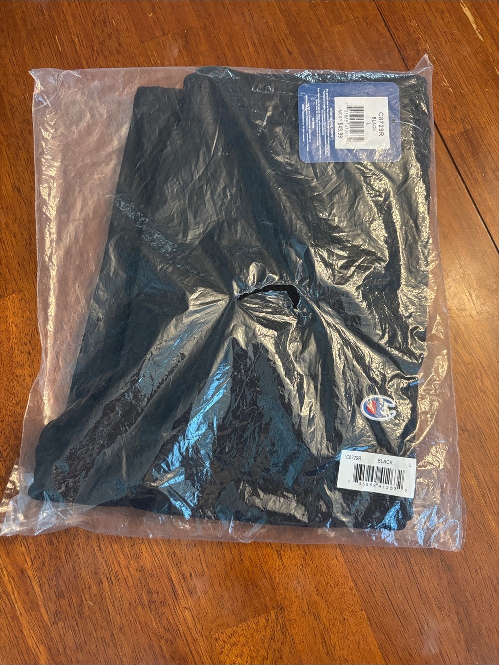 Champion Kids Black Joggers with Small Logo Patch BRAND NEW